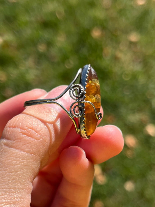 Marquis Amber Ring