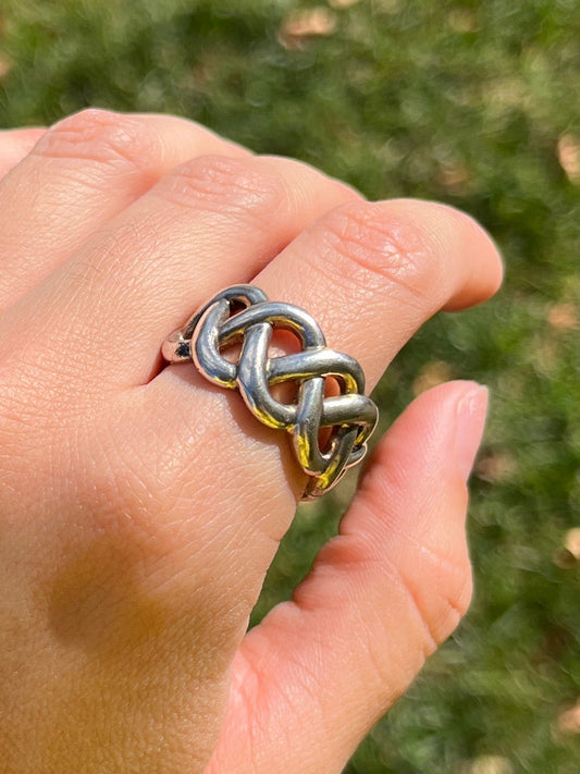 Free Form Silver Ring